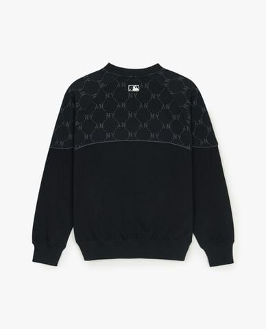  MLB - Áo sweatshirt unisex Dia Monogram Jaquard 