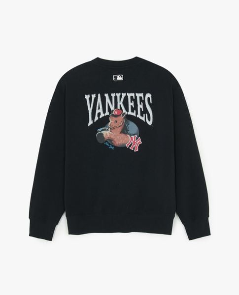  MLB - Áo sweatshirt unisex cổ tròn tay dài New Year Horse 