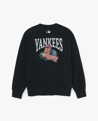  MLB - Áo sweatshirt unisex cổ tròn tay dài New Year Horse 