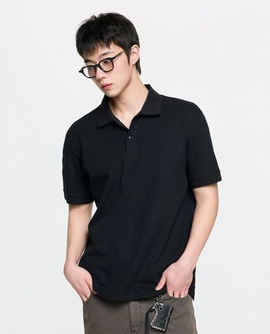  MLB - Áo polo unisex cổ bẻ tay ngắn Basic 