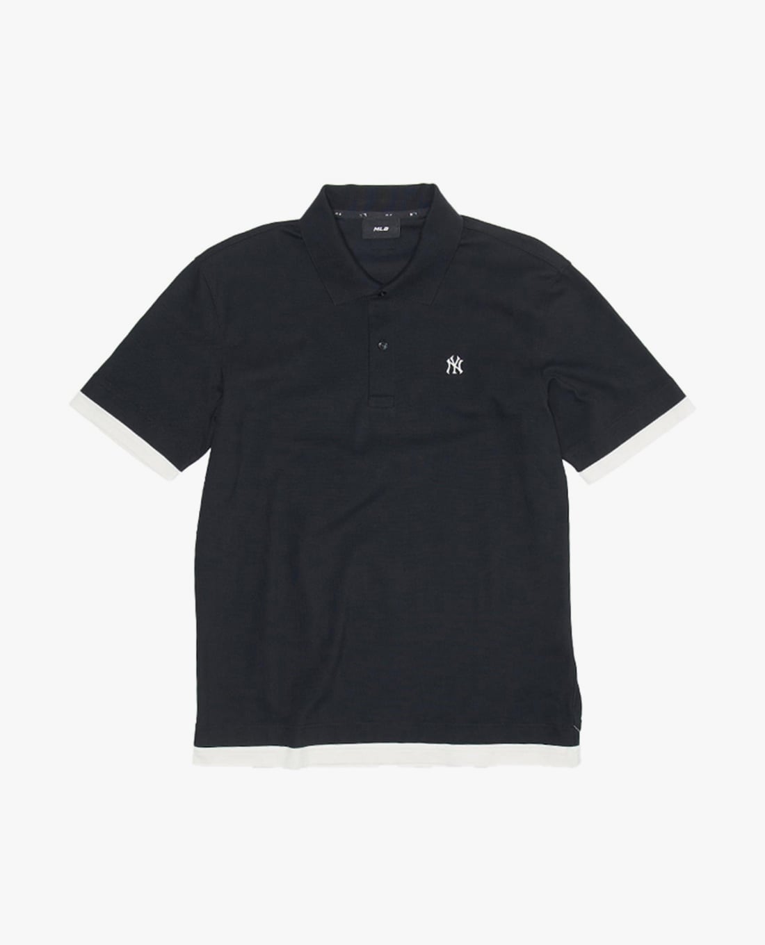 MLB - Áo polo unisex cổ bẻ tay ngắn Basic Layered