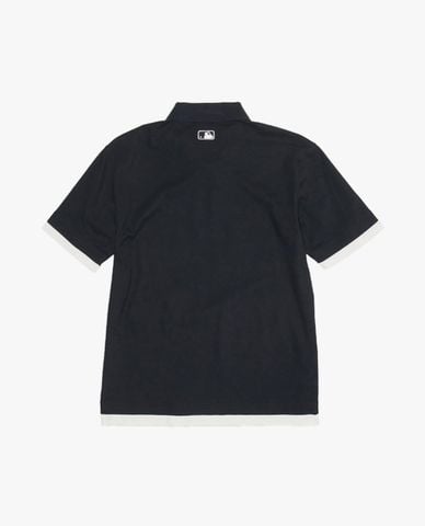  MLB - Áo polo unisex cổ bẻ tay ngắn Basic Layered 