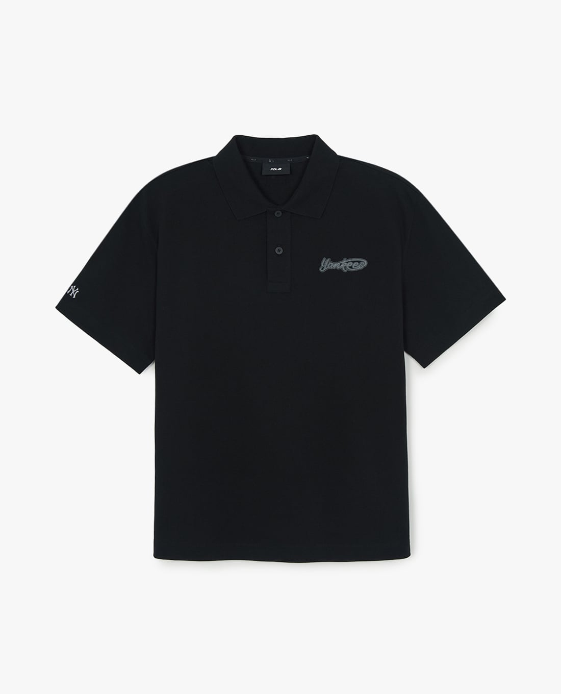 MLB - Áo polo unisex cổ bẻ tay ngắn Varsity Small Cursive