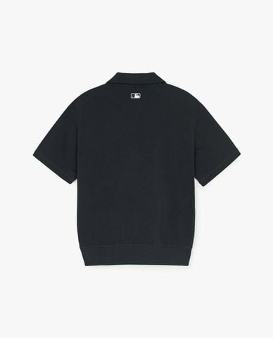  MLB - Áo sweatshirt unisex cổ bẻ tay ngắn Basic Small Logo 