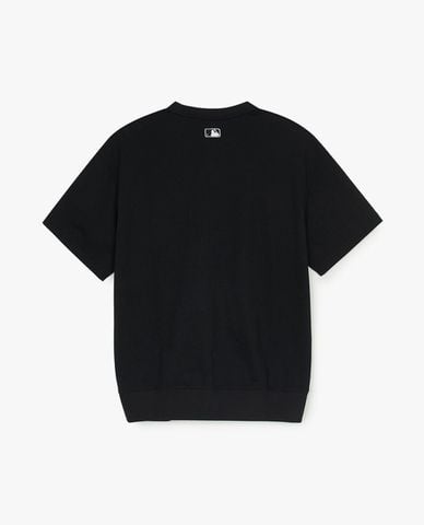  MLB - Áo thun unisex cổ tròn tay ngắn Varsity Lettering 
