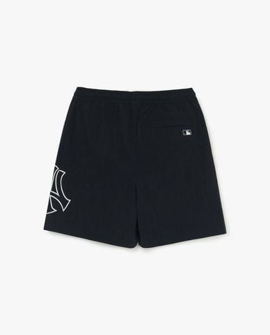  MLB - Quần short unisex lưng thun Nylon Casual 