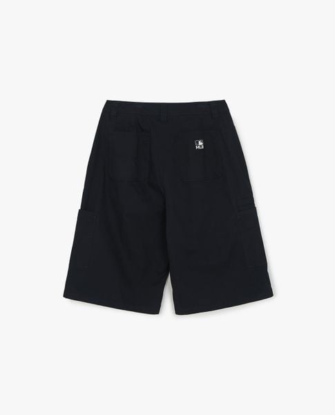  MLB - Quần short unisex ống rộng phối túi hộp 