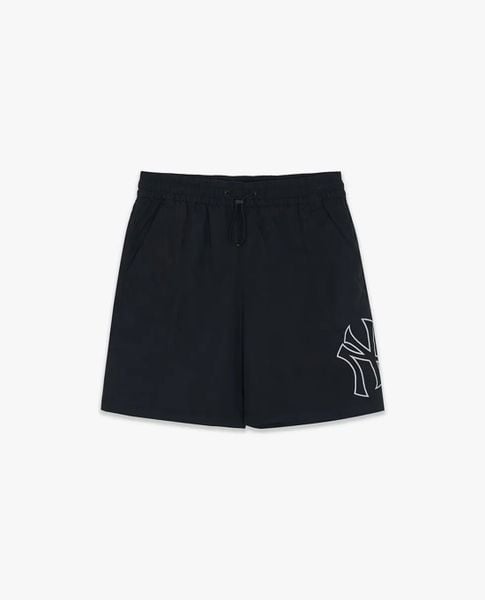  MLB - Quần short unisex ống rộng lưng thun 