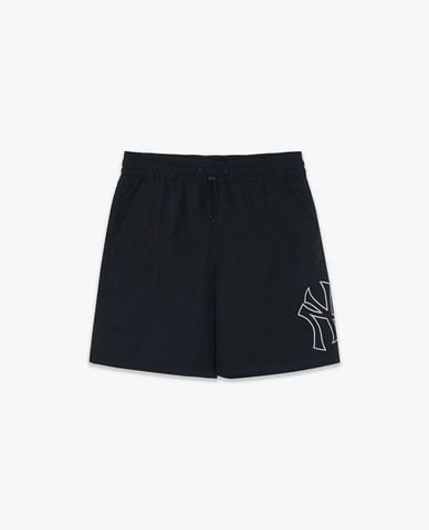  MLB - Quần short unisex ống rộng lưng thun 
