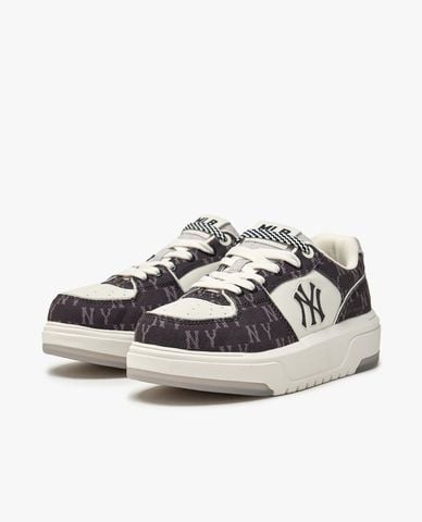  MLB - Giày sneakers unisex cổ thấp Chunky Liner Denim Monogram 