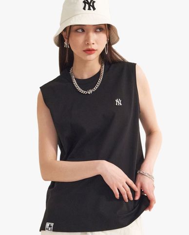  MLB - Áo ba lỗ phom suông Basic Small Logo 