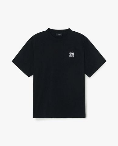  MLB - Áo thun unisex cổ tròn tay ngắn Varsity 