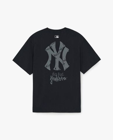  MLB - Áo thun unisex cổ tròn tay ngắn Basic Mega Street Logo 