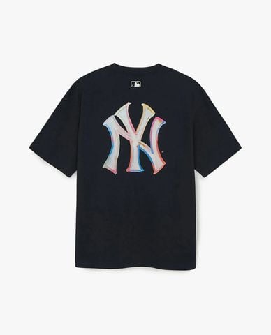  MLB - Áo thun unisex tay ngắn Basic Colorful Street Logo 