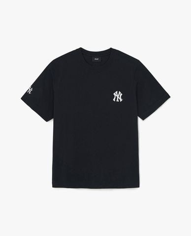  MLB - Áo thun unisex tay ngắn Basic Street Back Lettering 