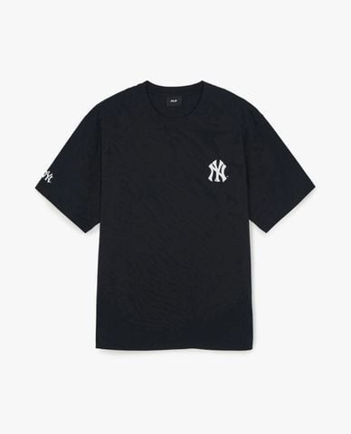  MLB - Áo thun unisex cổ tròn tay ngắn Basic 