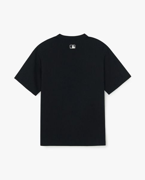 MLB■New Year Snake Cartoon Over Short Sleeve■送料込 MLB - Áo thun unisex cổ tròn tay ngắn New Year Snake Cartoon