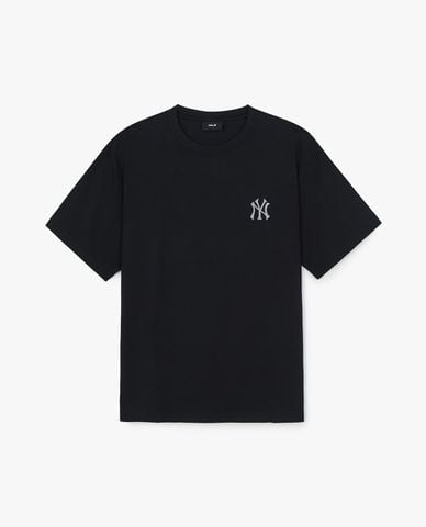  MLB - Áo thun unisex tay ngắn Vintage Denimlike Monogram Big Lux 
