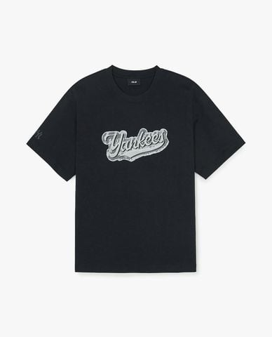  MLB - Áo thun unisex cổ tròn tay ngắn Monogram 