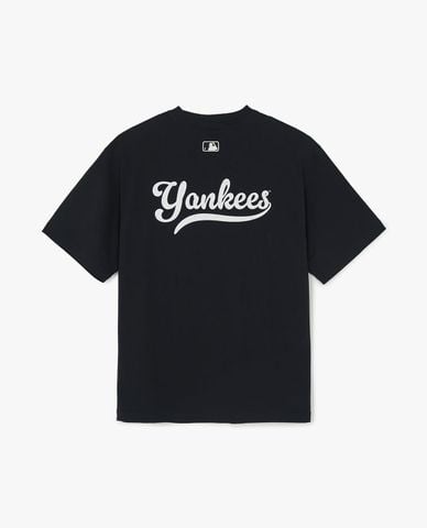  MLB - Áo thun unisex tay ngắn Sportive Cursive Back Lettering 