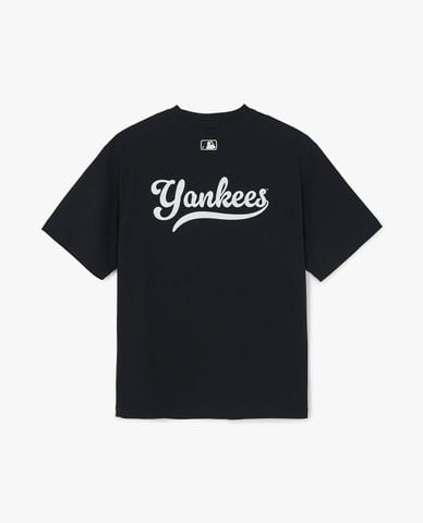  MLB - Áo thun unisex tay ngắn Sportive Cursive Back Lettering 