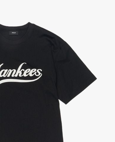  MLB - Áo thun unisex cổ tròn tay ngắn 