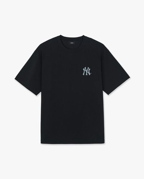  MLB - Áo thun unisex tay ngắn Vintage Letter Print 