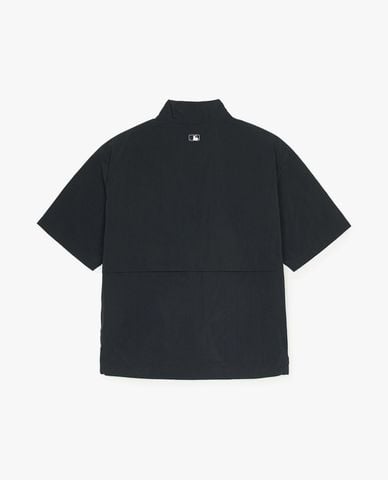  MLB - Áo khoác gió unisex cổ trụ tay ngắn Goffcore Anorak 