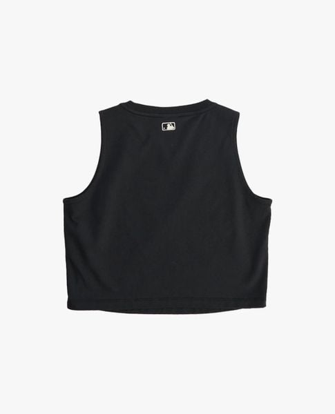  MLB - Áo ba lỗ nữ cổ tròn phom croptop Street Logo 
