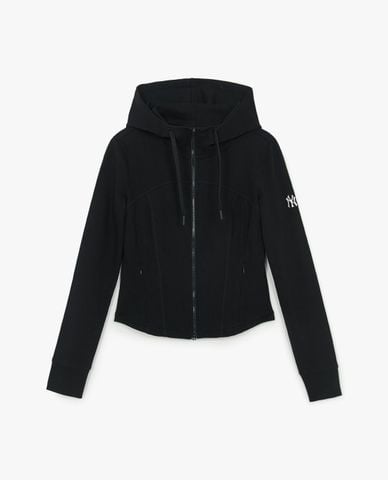  MLB - Áo khoác phối mũ nữ Basic Slim Fit 