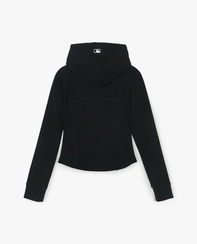  MLB - Áo khoác phối mũ nữ Basic Slim Fit 