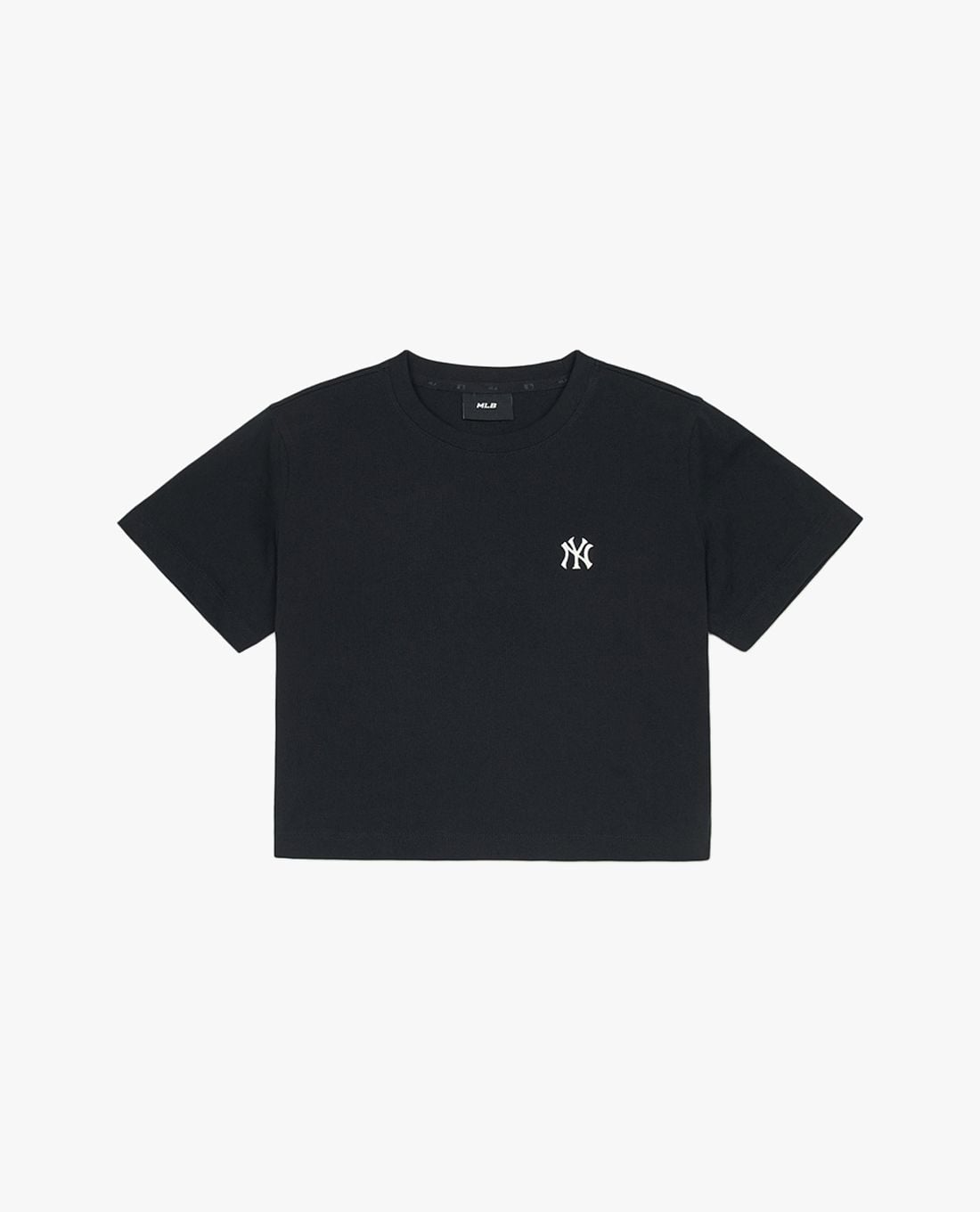 MLB - Áo croptop nữ cổ tròn tay ngắn Basic