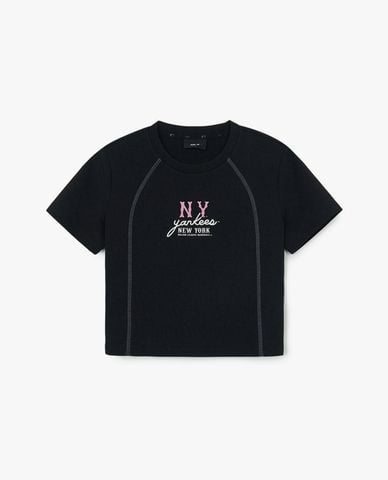  MLB - Áo croptop nữ Basic Coopers Slim 