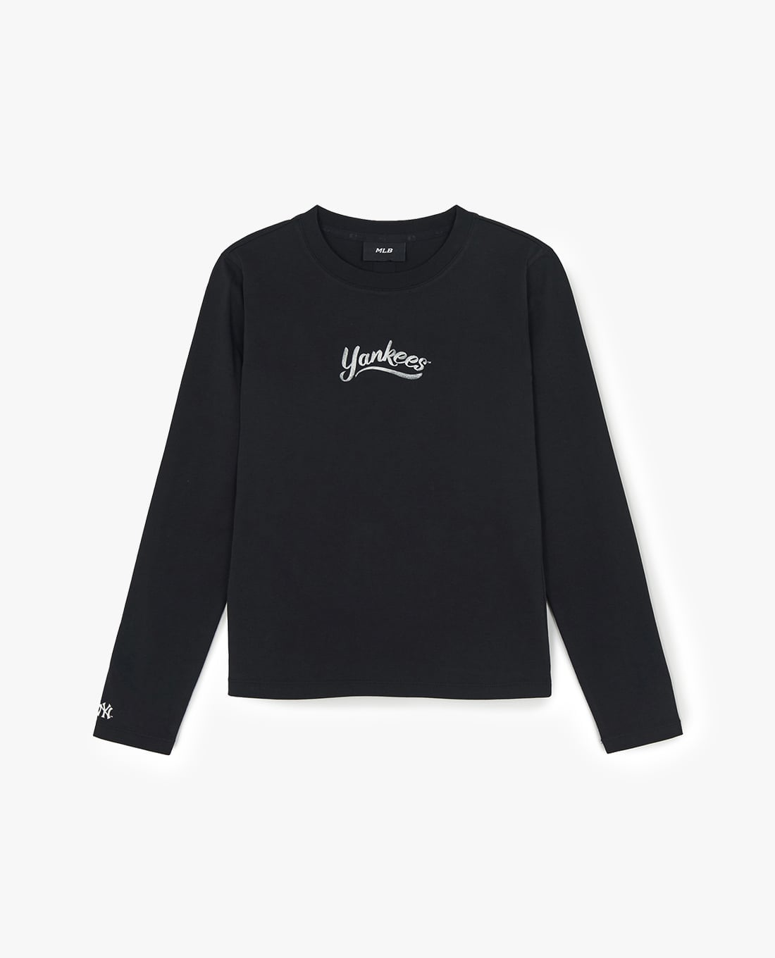 MLB - Áo thun nữ cổ tròn tay dài Vintage