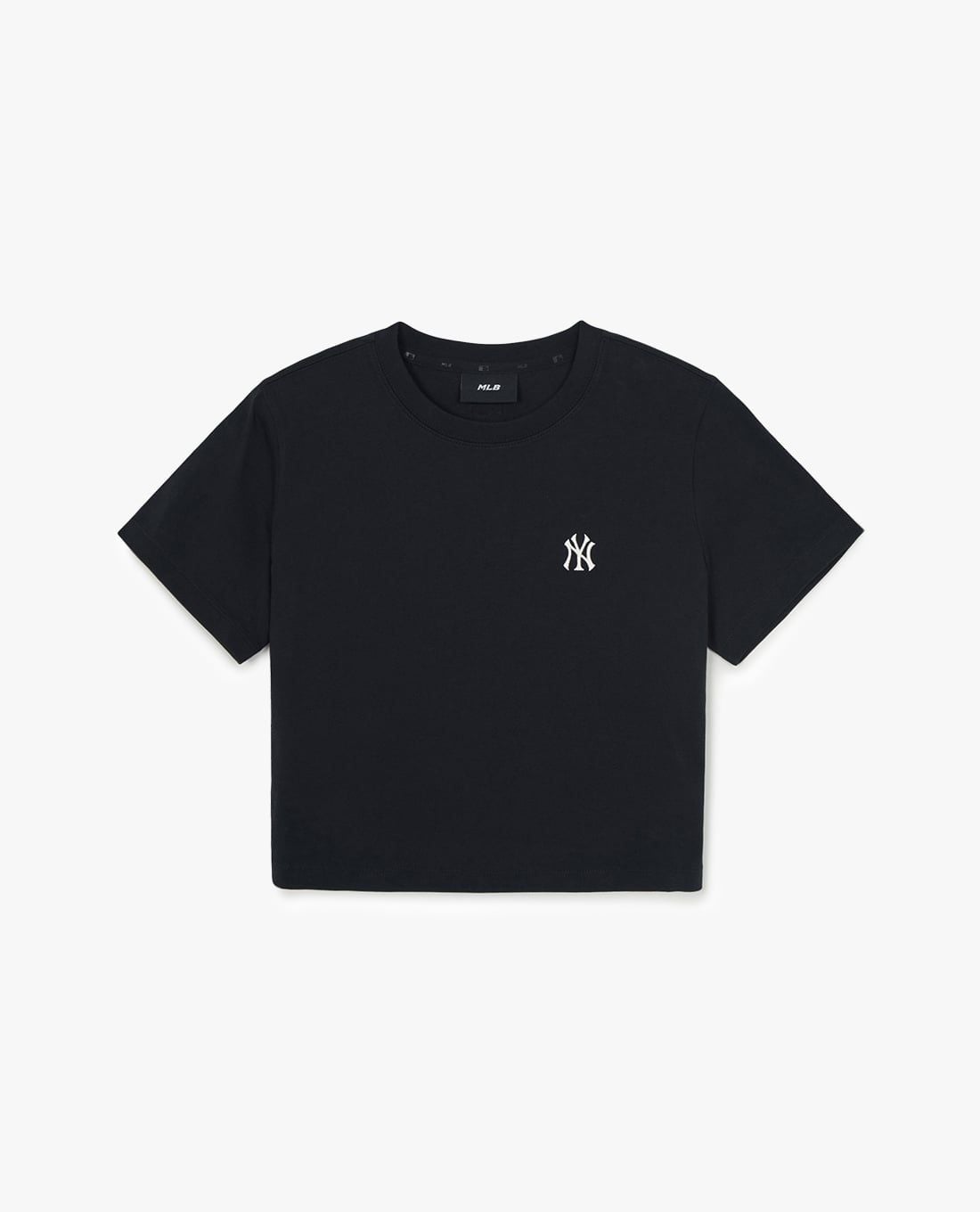 MLB - Áo croptop nữ cổ tròn tay ngắn Basic