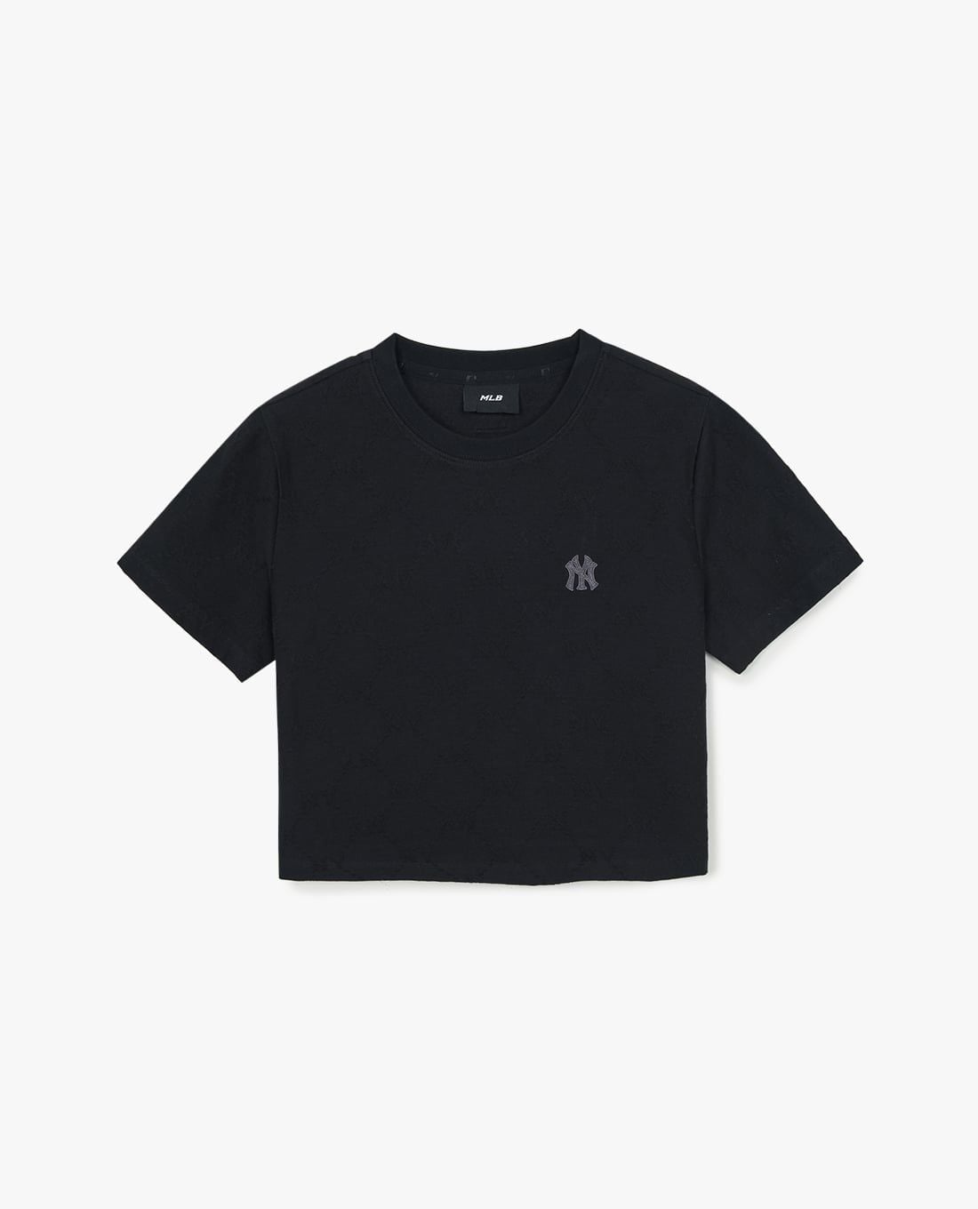 MLB - Áo croptop nữ cổ tròn tay ngắn Diamond Monogram