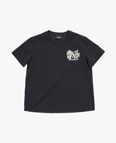  MLB - Áo thun unisex cổ tròn tay ngắn 