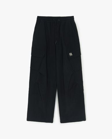  MLB - Quần dài nữ ống rộng lưng thun Gofcore Brushed 