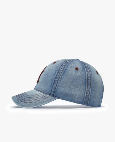  MLB - Nón bóng chày unisex Basic Denim Unstructured 