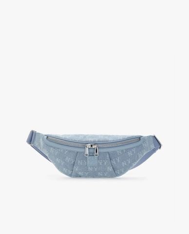  MLB - Túi bao tử unisex Classic Jacquard Denim Monogram 
