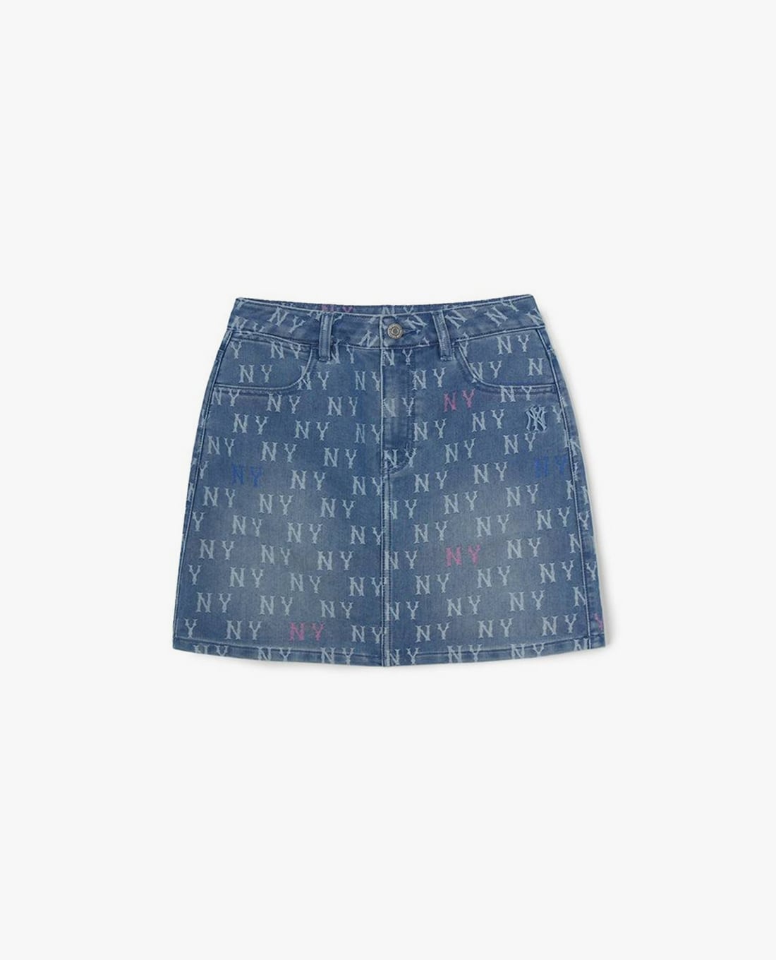 MLB - Chân váy denim mini Retro Monogram