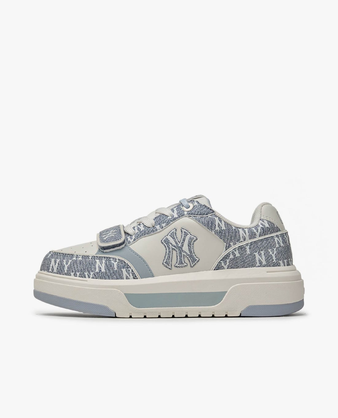 MLB - Giày sneakers unisex cổ thấp Chunky Liner Denim Monogram