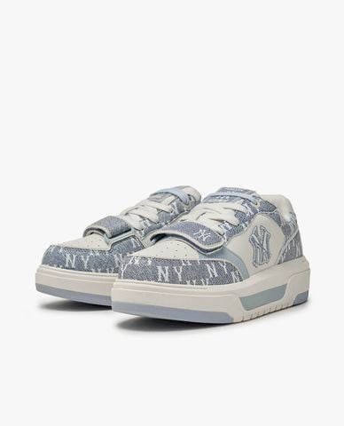  MLB - Giày sneakers unisex cổ thấp Chunky Liner Denim Monogram 