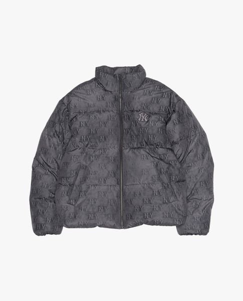  MLB - Áo khoác phao unisex cổ cao họa tiết monogram 