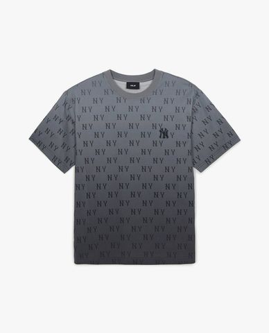  MLB - Áo thun unisex cổ tròn tay ngắn Monogram 