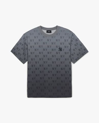  MLB - Áo thun unisex cổ tròn tay ngắn Monogram 