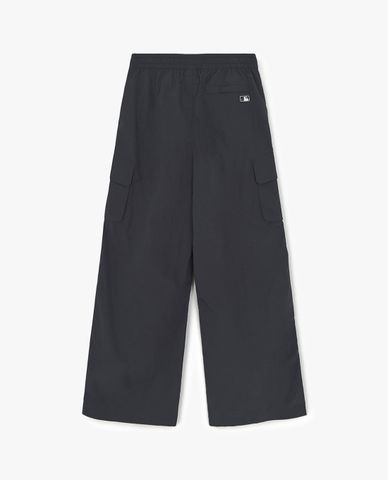  MLB - Quần nữ ống rộng lưng thun Gorpcore 