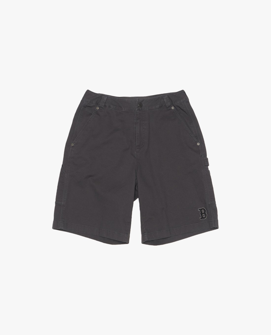 MLB - Quần short unisex ngang gối phối logo