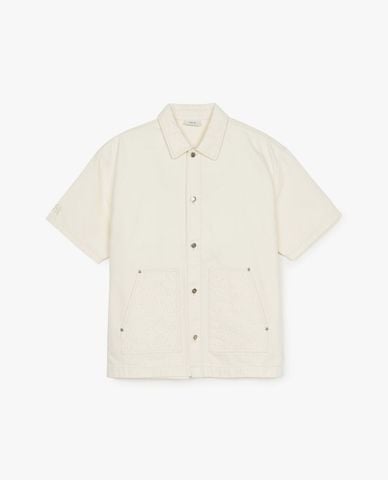  MLB - Áo sơ mi denim unisex Diamond Monogram Embargo 