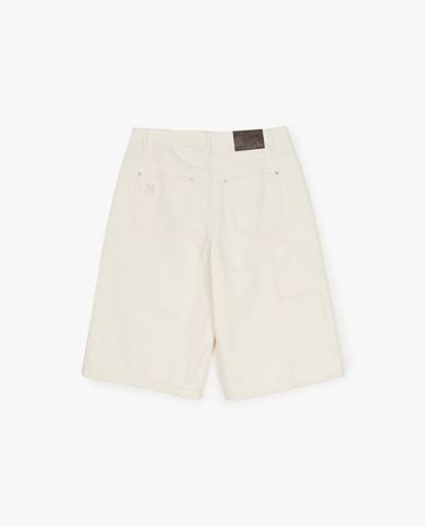  MLB - Quần short jeans nam Diagram Monogram Embossed 